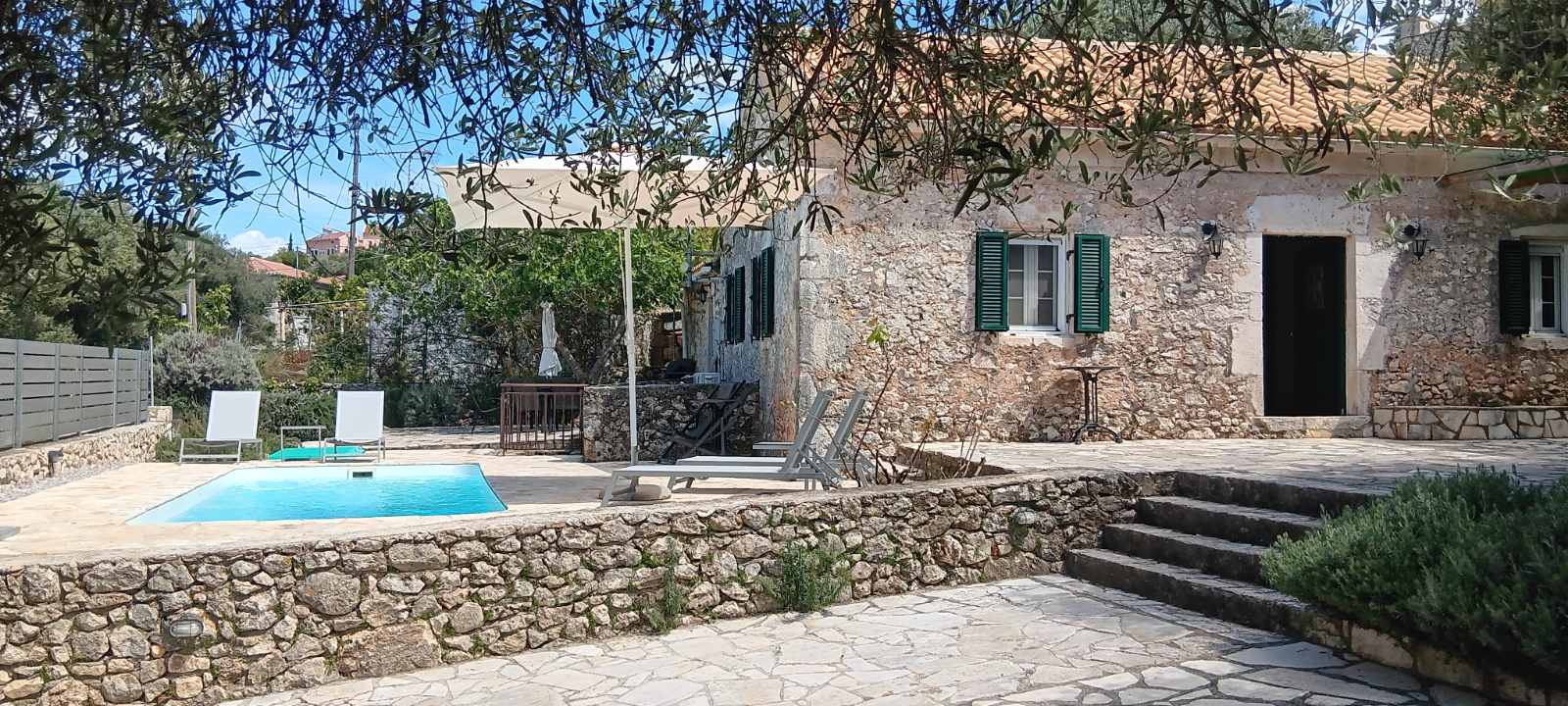 Villa Demetra 1768 private pool and outdoor area